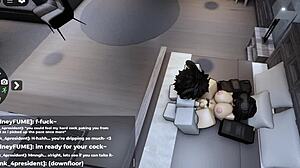 Roblox slut you end up with cum soaking your cute big ass