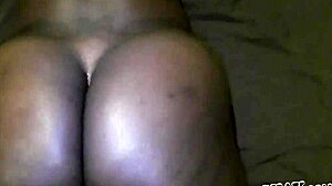 Sexy Black Girlfriend Bounces Booty On Cock Perfectly