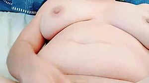 horny latina rams giant dildo deep inside for massive squirting pleasure