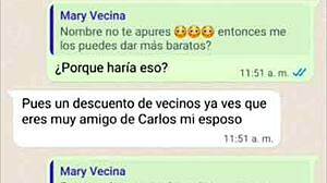 WOW Taking Hot Photos of Neighbor Dona Mary Milf in Tight Gym Leggings Big Latina Ass!!