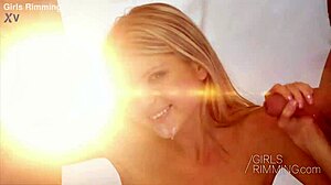 Gina Gerson's Passionate Rimjob Rimming Threesome