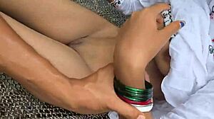 Village girl spreads tight pussy for hard country fucking