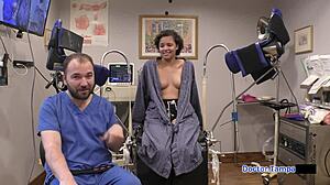 dr tampa snatches rebel wyatt backstage for pierced nipple pounding