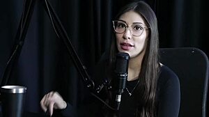 melina khalifa bares all in naughty porn cast brazil interview. part 3 reveals sheer red lingerie secrets