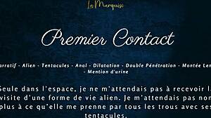 Holy Fuck, French Alien's Premier Contact Ravages Her Pussy!