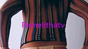Pamelithatv's Closet Travesti Teases in Secret