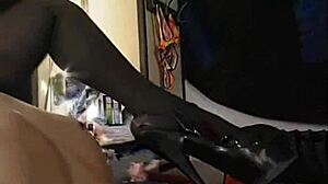 nikki anderson strips lingerie slow revealing her tight body curves