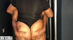 Tasty Big Ass Babe Bent Over Doggystyle by Bodybuilder Penismanxxx