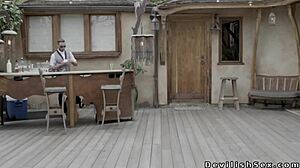 That shaved Lumi Ray pussy tastes so good licked then rammed by monster cock