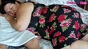 bbw riderqueen milf rides stepson cock in hot roleplay