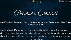 Holy Fuck, French Alien's Premier Contact Ravages Her Pussy!