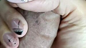 10 INCH Toy Stretches Pierced Nipples Slut's Close-Up Pussy Dirty Play Part 1!!