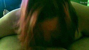 Redhead BBW Milf Sucks Cock Like a Pro Slut