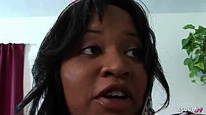 Black BBW wife seduces neighbor's monster cock while hubby's away?