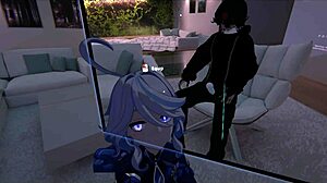 Yukoshvr Kafka Furina Take Turns Sucking Fucking Goth Boy Cock Relentlessly