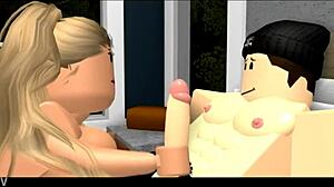 late at night on roblox, i can't stop cumming