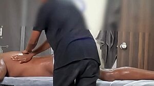 Handjob specialist delivers intense happy ending massage