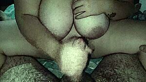 My huge boobed stepsister jerked me off then we fucked super hard