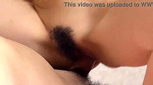 slim japanese massage girl with saggy tits gets hairy pussy creampied deep