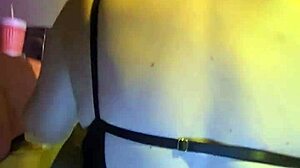 thick pawg amateur poses seductively while teasing her dripping pussy on webcam