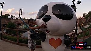 i had wild sex with my asian teen girlfriend at the waterpark after fun