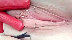 pussy and feet tease in homemade milf selfie clip