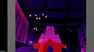 furry roblox slut bends over for big cock monster anal assfucking pussy pounding!