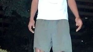 heart races picking up athletic black brunette cutie for dorm daddy fun