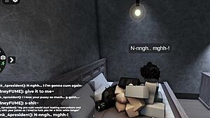 Roblox slut you end up with cum soaking your cute big ass