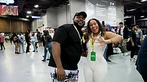 damn, we couldn't wait... big ass latina blows monster black cock right in the parking lot