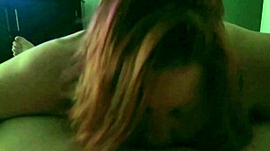 Redhead BBW Milf Sucks Cock Like a Pro Slut