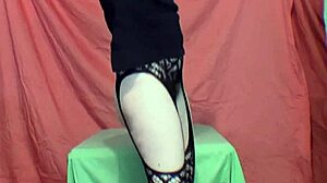 sexy milf dances homemade hairy pussy stockings teasing watch me shake it all for you