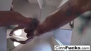 Christiana slams big tits in intense shower tub fingering
