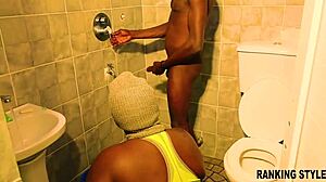 african bbw takes monster cock deep in doggystyle and cowgirl positions