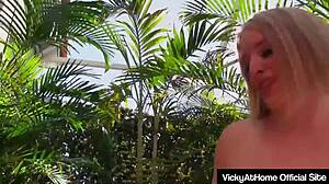 Vicky Vette and Maggie Green Drill Big Pussy Lips with Dildos in Lingerie Orgy