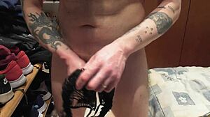 Why masturbate with stepmom-in-law's dirty panties?