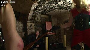 German Slave Enters Sadists Circle for Punishing BDSM Visit