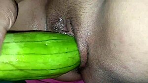 My mouth overflows with hot cum after that intense wet blowjob on my shaved teen pussy
