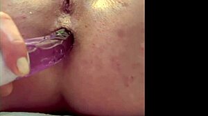 Watch My Juicy Asshole Gape Wide From Anal Toy Fingering And Grape Play!