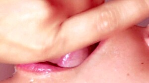 Japanese babe craves monster cock close-up, swallows every cum drop