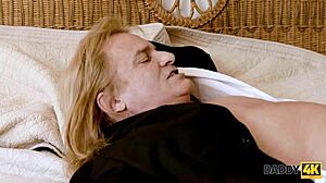 Father-in-Law Lures Cute Bride For Pre-Wedding Ass Lick