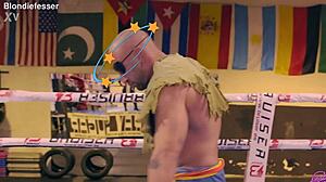 Cosplay Street Fighter Blondie Fesser as Kolin Takes Brutal Hard Fucking!