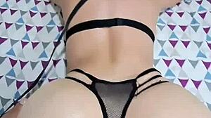 Hey check this busty blonde milf bound tight for hardcore sex squirting fun.