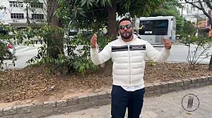 Buceta rosa gets ripped clothes bent over fucked rough in white bathtub with massive creampie on curvy Brazilian ass