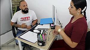 Llego A Trato Caliente Con Jefe Para Sueldo Cum On Tits Porno En Español Milf Submissive