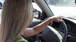 Jacky Joy Lets Hitchhiker Pound Her Big Pussy Lips and Titties Bareback Hard