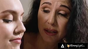 my milf teacher Jewell Marceau sneaks pussy lick and fuck with Freya in class