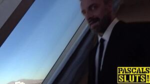 Ariell Aquinas takes rough anal doggystyle pounding then gulps down hot jizz load!