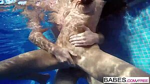 Elegant Martina Gold Takes Hard Anal Poolside with Joel's Thick Cock