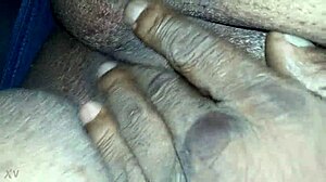 granny and hubby pull over to suck and finger her wet pussy outdoors